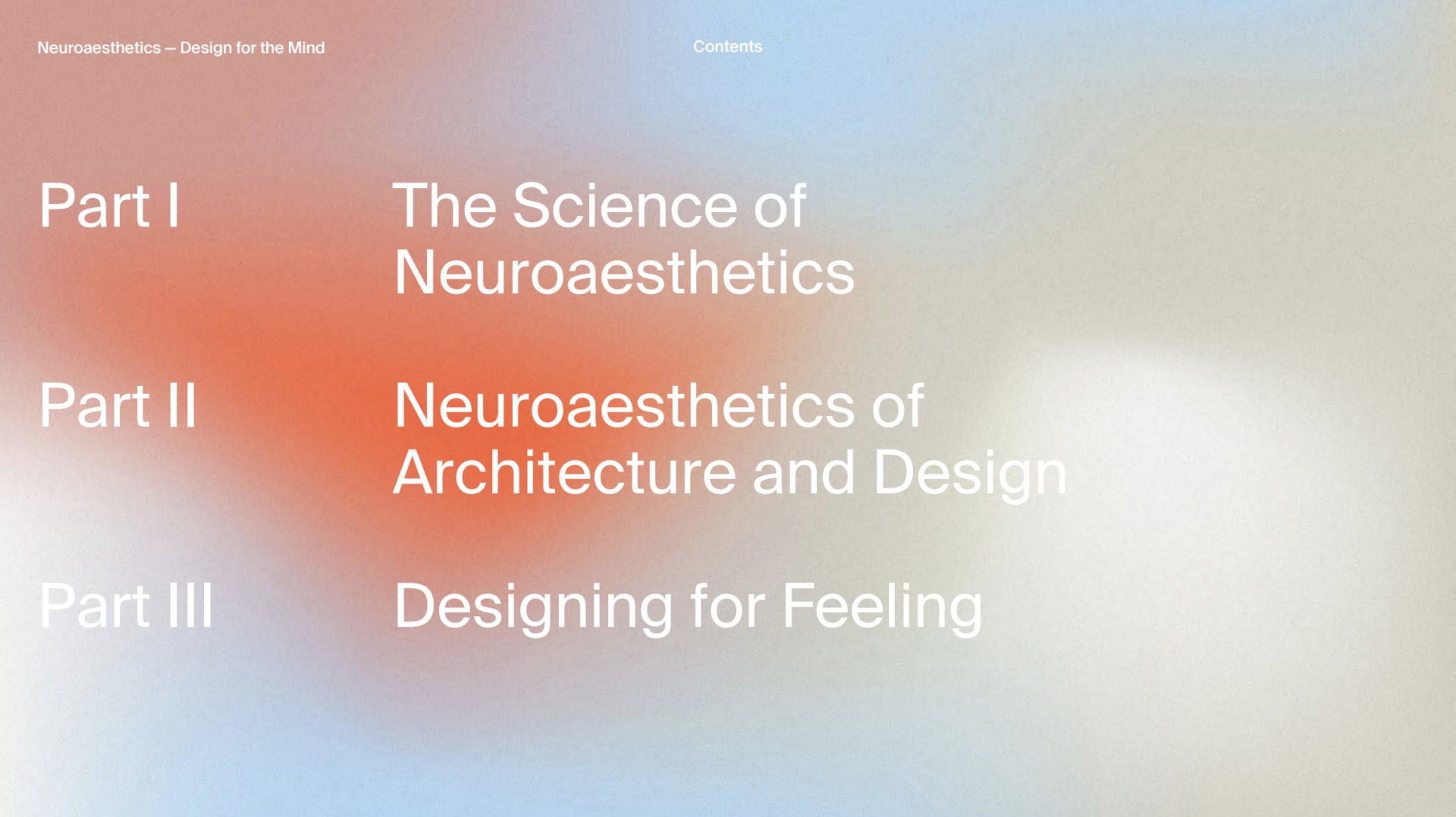 Neuroaesthetics design for the mind report reddymade nyc based